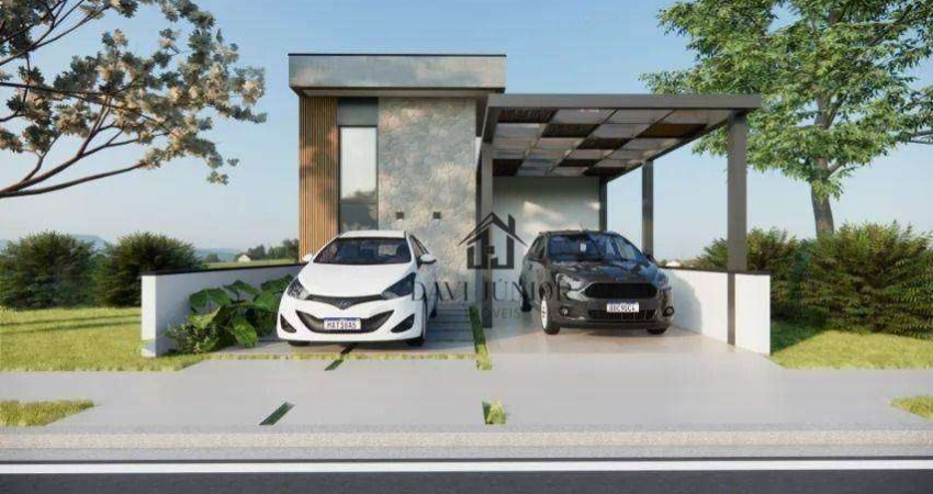 Casa com 3 dormitórios sendo 1 suite à venda, 114 m² por R$ 690.000 - Condomínio Residencial Jardim - Sorocaba/SP