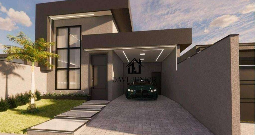 Casa com 3 dormitórios sendo 1 suite com closet à venda, 139 m² por R$ 899.000 - Condominio Residencial Reserva Ipanema II - Sorocaba/SP