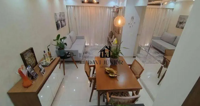 Apartamento com 2 dormitórios à venda, 54 m² por r$ 425.000,00 - jardim santa fé - sorocaba/sp