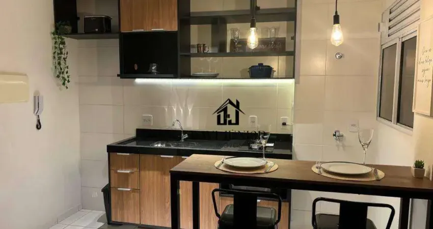 Apartamento com 1 dormitório à venda, 25 m² por r$ 220.000,00 - jardim betânia - sorocaba/sp