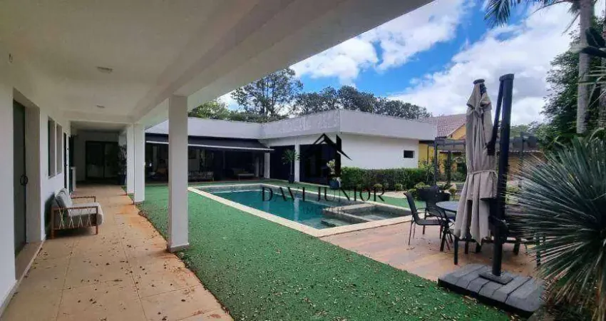 Casa com 6 dormitórios sendo 3 suítes e 1 master com closet à venda, 517 m² por r$ 2.200.000 - condomínio vivendas do lago - sorocaba/sp