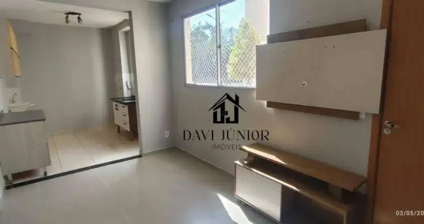 Apartamento com 2 dormitórios à venda, 45 m² por r$ 200.000,00 - caguaçu - sorocaba/sp