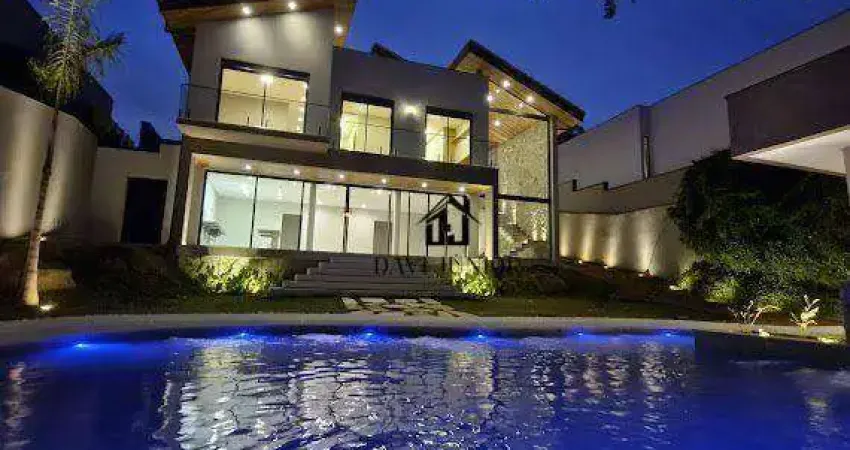 Casa com 5 suítes sendo 1 master com closet à venda, 402 m² por r$ 4.815.000 - condomínio residencial fazenda imperial - sorocaba/sp