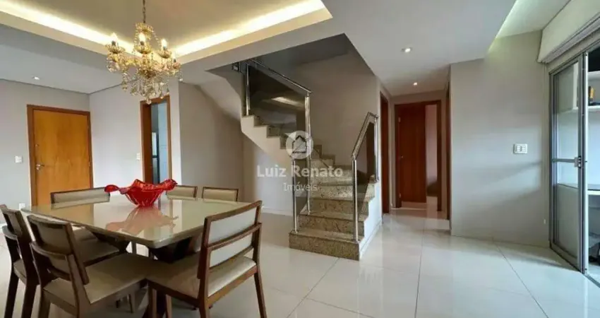 Cobertura mobiliada para aluguel, 4 quartos, 275,34m² de área no colégio batista.