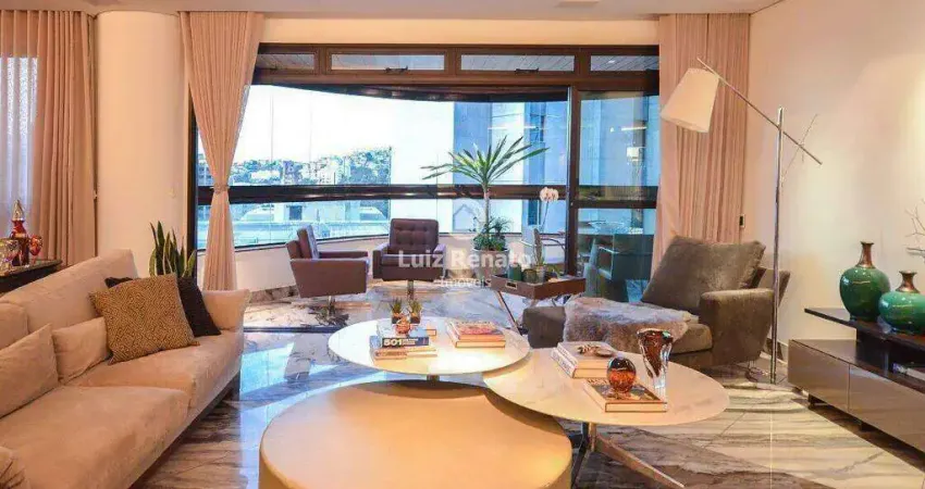 Apartamento 280 m², 4 quartos sendo 4 suítes, 4 vagas