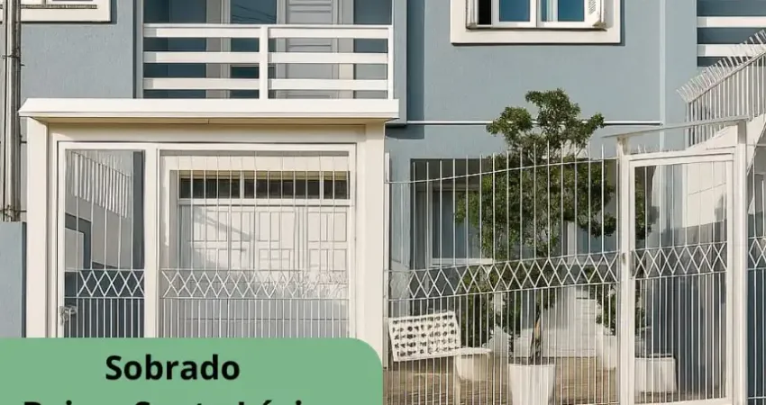 Sobrado individual com 03 dormitórios, 2 banheiros , noa bairei santa lucia