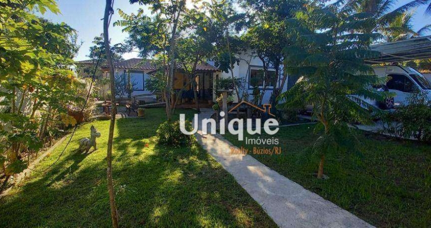 Casa com 1 dormitório à venda, 147 m² por R$ 730.000,00 - Caravelas - Armação dos Búzios/RJ