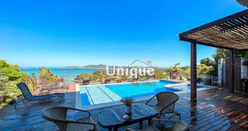 Casa com 4 dormitórios à venda, 390 m² por R$ 4.500.000,00 - Ferradurinha - Armação dos Búzios/RJ