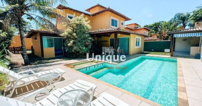 Casa com 4 dormitórios para temporada, 180 m² - Ferradura - Armação dos Búzios/RJ