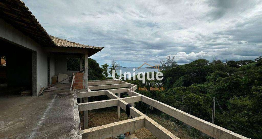 Casa com 4 dormitórios à venda, 300 m² por R$ 2.200.000,00 - Ferradurinha - Armação dos Búzios/RJ