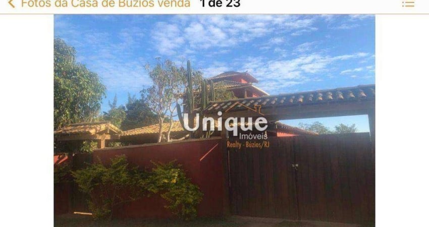 Casa com 3 dormitórios à venda, 216 m² por R$ 850.000,00 - Arpoador da Rasa - Armação dos Búzios/RJ