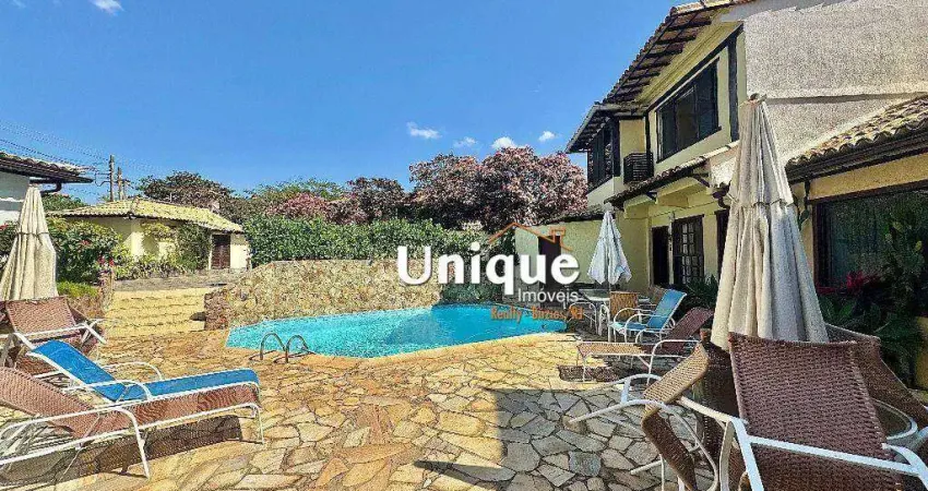 Casa com 6 dormitórios à venda, 198 m² por r$ 2.200.000,00 - geribá - armação dos búzios/rj