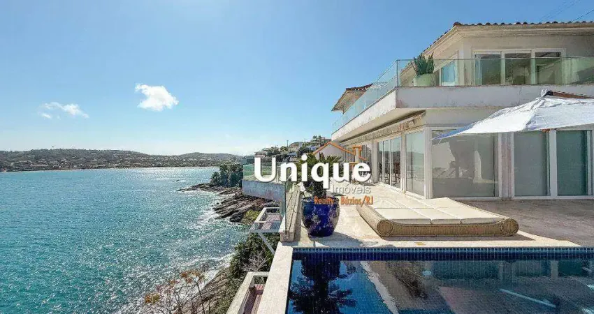 Casa com 6 dormitórios à venda, 450 m² por r$ 10.000.000,00 - ferradura - armação dos búzios/rj