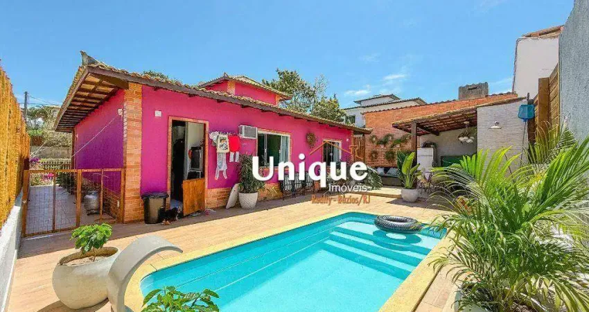Casa com 3 dormitórios à venda, 130 m² por r$ 850.000,00 - rasa - armação dos búzios/rj