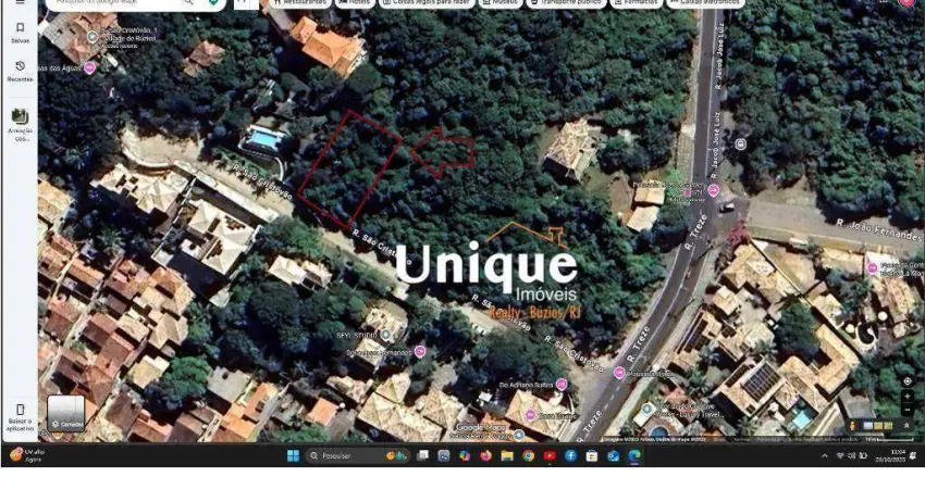 Terreno à venda, 1000 m² por r$ 900.000 - village de búzios - armação dos búzios/rj
