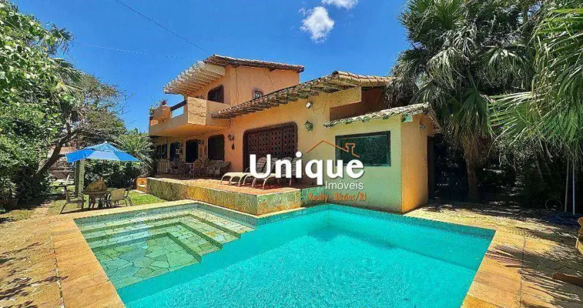 Casa com 6 dormitórios à venda, 470 m² por r$ 2.900.000,00 - ferraduda  - armação dos búzios/rj