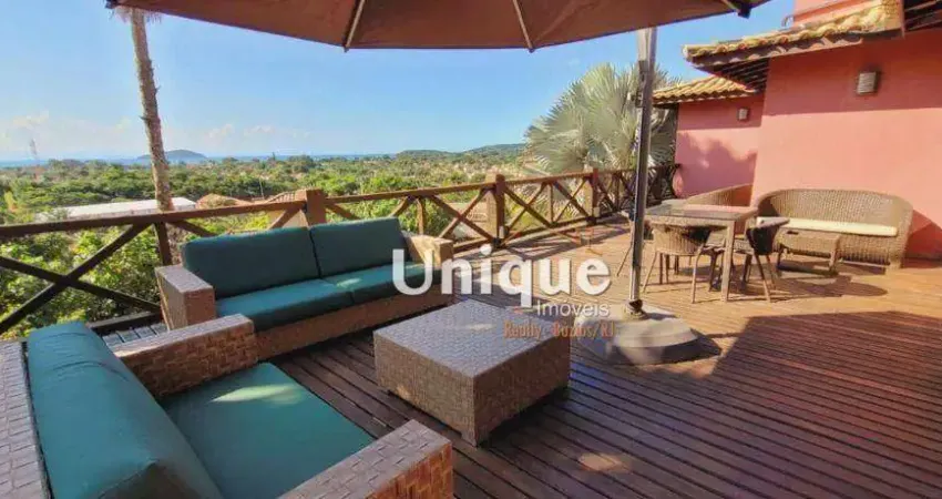 Casa com 4 dormitórios para alugar, 300 m² por r$ 2.000,00/dia - geribá - armação dos búzios/rj