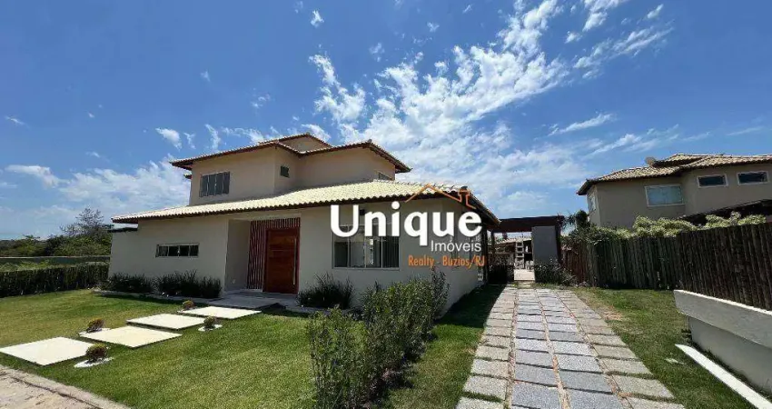 Casa com 5 dormitórios à venda, 200 m² por r$ 2.350.000 - baía formosa - armação dos búzios/rj