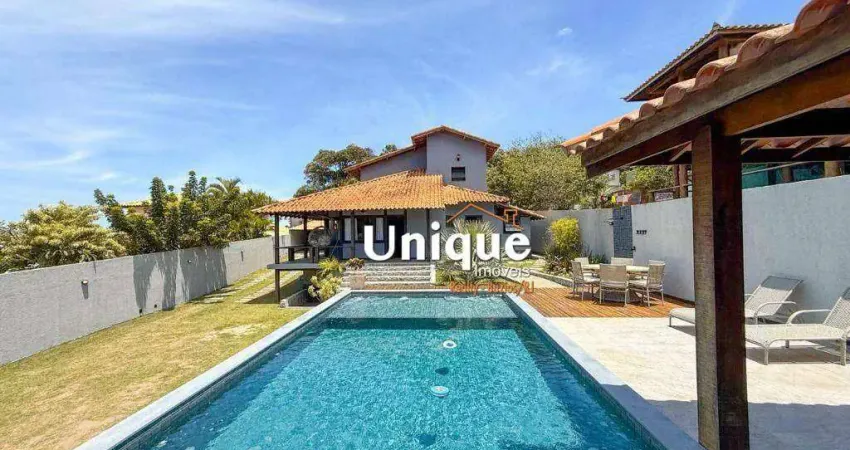 Casa com 5 dormitórios para alugar temporada, a partir de r$ 1.500/dia - geribá - armação dos búzios/rj