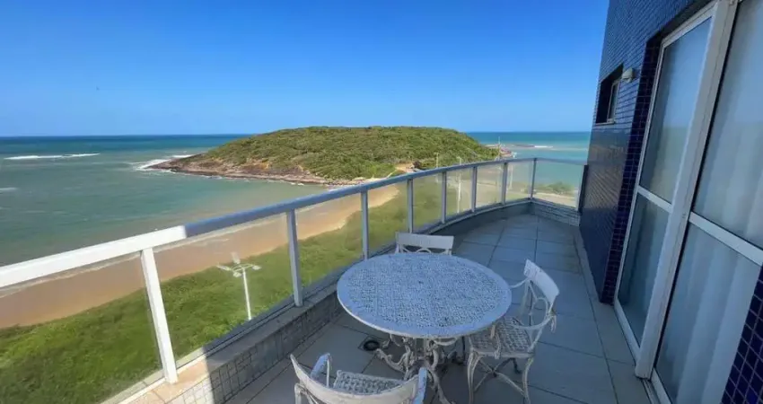 Cobertura 4 Suítes com piscina, frente para praia, Praia de Peracanga - Enseada Azul - Guarapari/ES