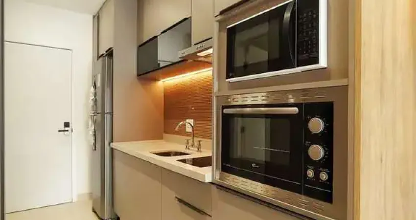 Estudio para venda 26m², inteiramente mobiliado, ao lado do metrô brooklin - r$ 450.000,00 - jardim
