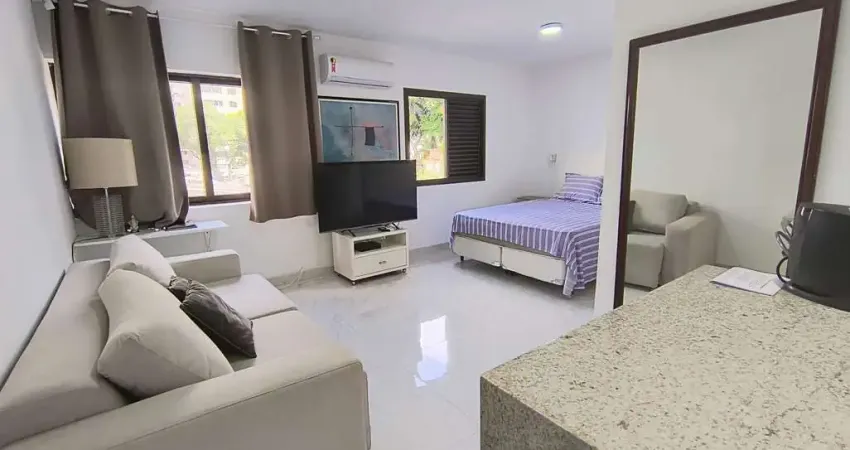 Apartamento à venda com 1 dormiório, sem vaga, entre ruas bandeira paulista e renato paes de barros