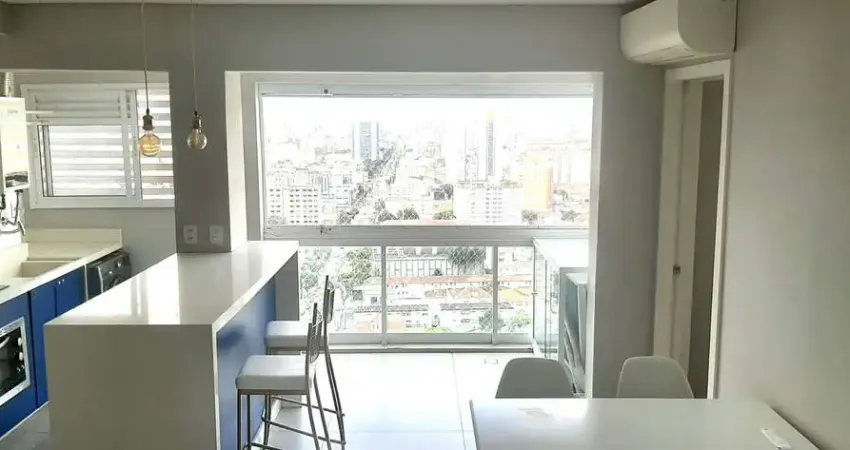 Apartamento de 49m² mobiliado com 1 dormitório suite com lazer completo à venda, boqueirão, santos,