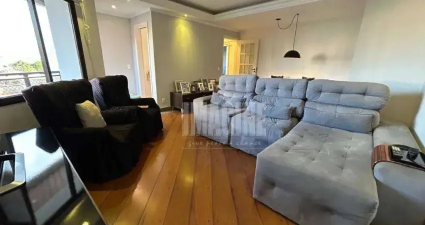 Apartamento no tatuapé com 3 dormitórios sendo 3 suítes, sacada , 2 vagas, 133 m²