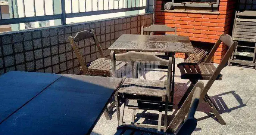 Cobertura na mooca com 3 dormitórios sendo 1 suíte, varanda gourmet, 1 vaga, 126 m²