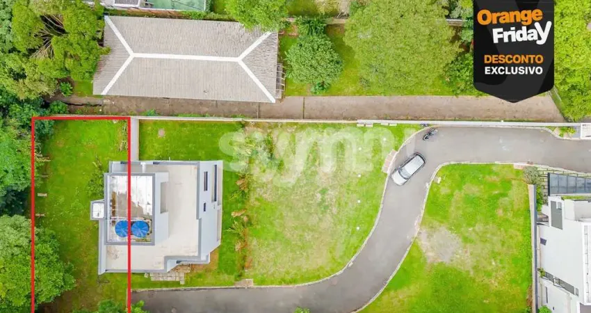 Terreno em condomínio fechado à venda na Rua José Brusamolin, 504, São Lourenço, Curitiba