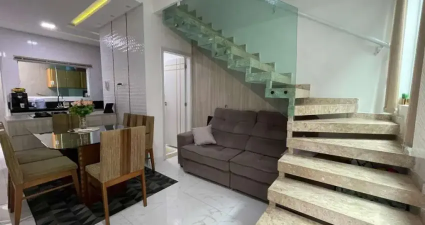 Sobrado com 2 dormitórios à venda, 52 m² por r$ 300.000,00 - vila assunção - praia grande/sp