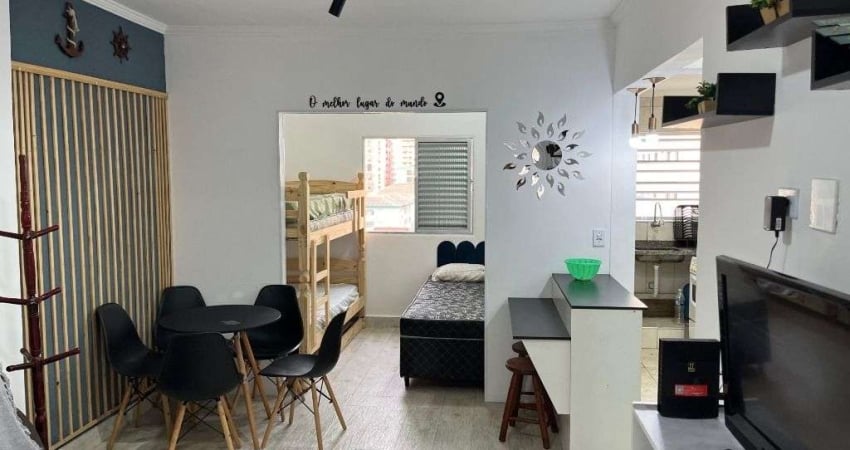 Apartamento tipo kitnet na Guilhermina para locação