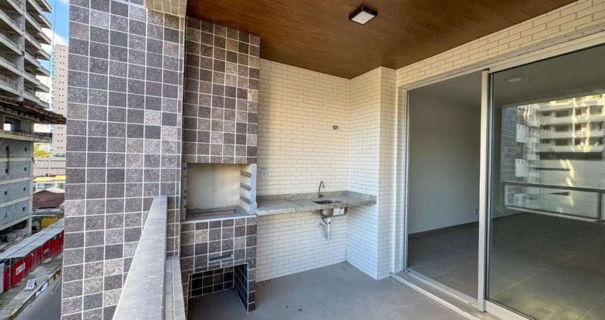 Apartamento novo com 2 suítes, home office e terraço gourmet no Canto do Forte – Praia Grande