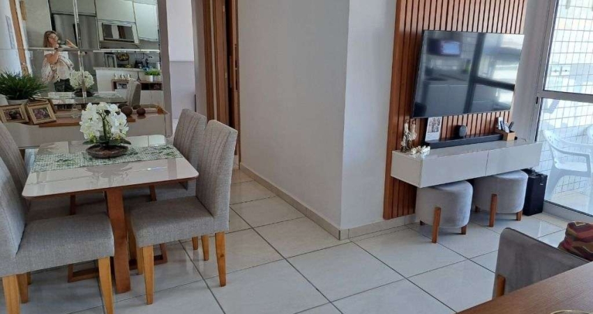 Apartamento 2 dormitórios à venda, 70 m² por R$ 636.000 - Vila Guilhermina - Praia Grande/SP
