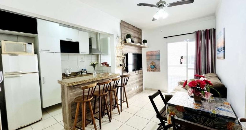 Apartamento com 1 dormitório à venda, 44 m² por R$ 265.000,00 - Mirim - Praia Grande/SP