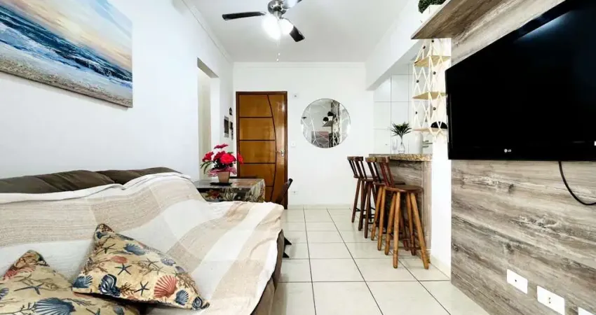 Apartamento com 1 dormitório à venda, 44 m² por r$ 277.000,00 - mirim - praia grande/sp