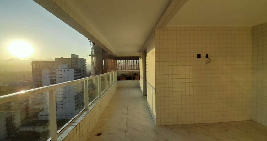 Apartamento à venda, 124 m², Novo, entrega final 2025, 3 dorm, 3 suítes, 2 vagas, andar alto, frente rua, próximo da praia - Aviação - Praia Grande/SP