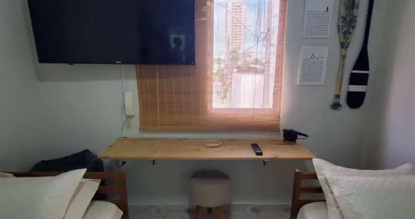 Kitnet com 1 dormitório à venda, 33 m² por r$ 195.000,00 - boqueirão - praia grande/sp