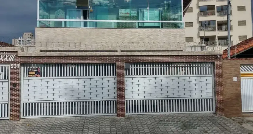 Casa com 2 dormitórios à venda, 69 m² por r$ 345.000,00 - aviação - praia grande/sp