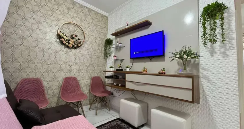 Apartamento com 1 dormitório à venda, 37 m² por r$ 280.000,00 - vila guilhermina - praia grande/sp