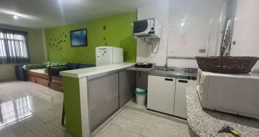 Kitnet com 1 dormitório à venda, 30 m² por r$ 195.000,00 - aviação - praia grande/sp