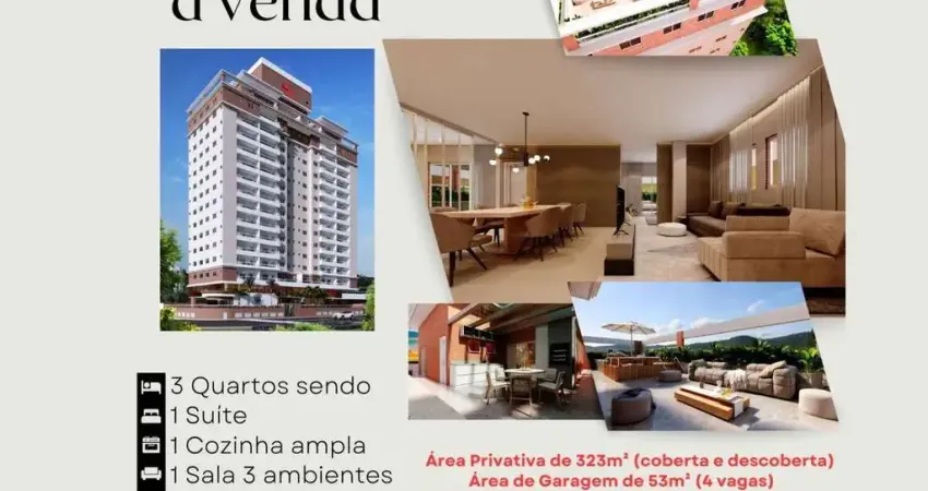 Cobertura com 3 dormitórios à venda, 142 m² por r$ 4.000.000,00 - canto do forte - praia grande/sp