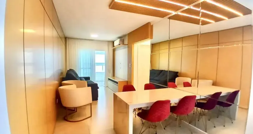 Apartamento com 2 dormitórios para alugar, 70 m² por r$ 4.500,01/mês - canto do forte - praia grande/sp