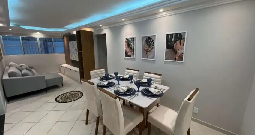 Apartamento com 2 dormitórios à venda, 82 m² por r$ 395.000,00 - vila guilhermina - praia grande/sp