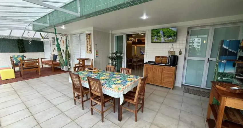 Apartamento garden à venda, 279 m² por r$ 1.470.000,00 - canto do forte - praia grande/sp