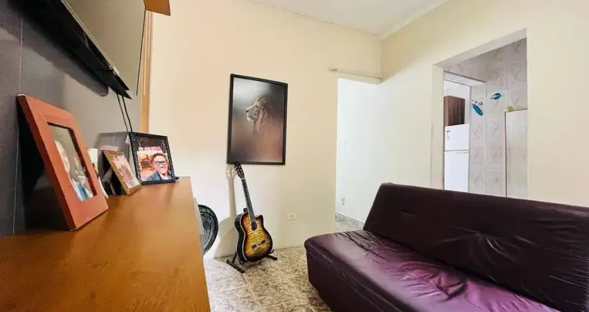 Kitnet com 1 dormitório à venda, 50 m² por r$ 200.000,00 - vila guilhermina - praia grande/sp