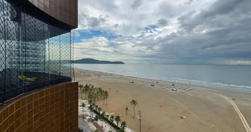 Apartamento frente mar com 3 dormitórios para alugar em Guilhermina - Praia Grande