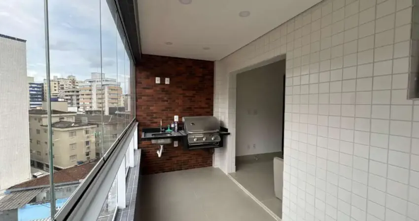 Apartamento com 1 dormitório para alugar, 50 m² por R$ 3.200,01/mês - Vila Guilhermina - Praia Grande/SP