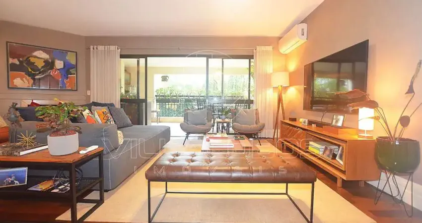 Apartamento com 4 dormitórios para alugar, 190 m² por r$ 23.415,00/mês - alto de pinheiros - são paulo/sp