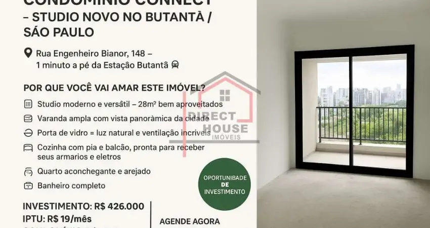 Kitnet / Stúdio à venda na Rua Eng. Bianor, 148, Butantã, São Paulo